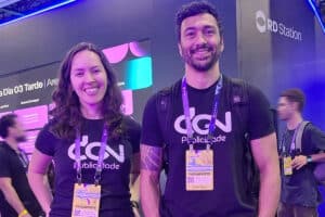 Equipe da DGN Publicidade no evento RD Summit focando em estratégias de Consultoria RD Station.